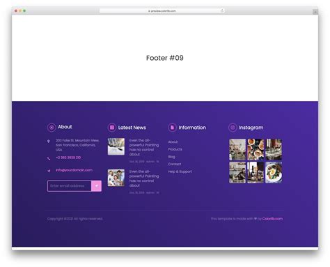 Best Bootstrap Footer Templates Colorlib Hot Sex Picture