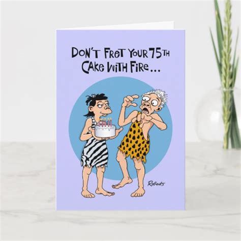 Funny 75th Birthday Card For Men