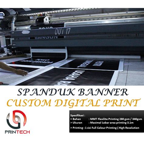 Spanduk Banner Digital Print 340 gsm / Cetak Spanduk Banner | Shopee