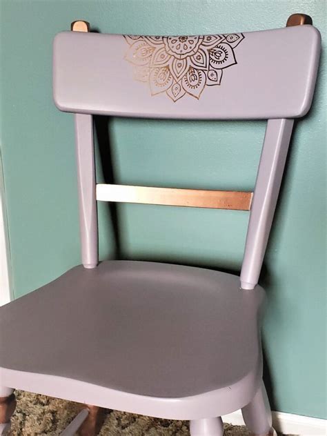 Updating An Old Chair From Drab To Fab Wood Chair Makeover Painted