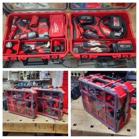 Milwaukee packout small parts organizer. Milwaukee 10-Compartment Red Deep Pro Small Parts ...