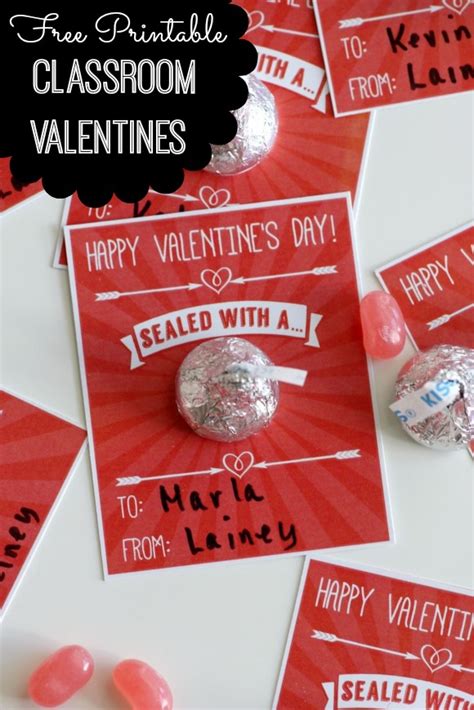 Free Printable Kids Classroom Valentines Blog Hop Catch My Party