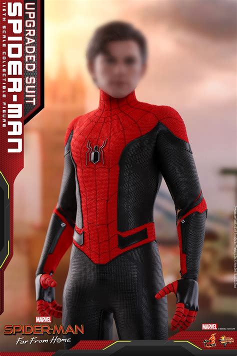 Tom holland, jake gyllenhaal, zendaya and others. Spider-Man: Far From Home Upgraded Suit Spidey Figure by ...
