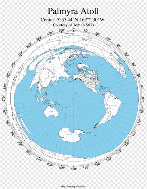 Proyección Del Mapa Mapa Del Mundo De Proyección Equidistante Azimutal