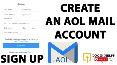 How To Create Aol Mail Account Aol Sign Up Register Aol Mail Account
