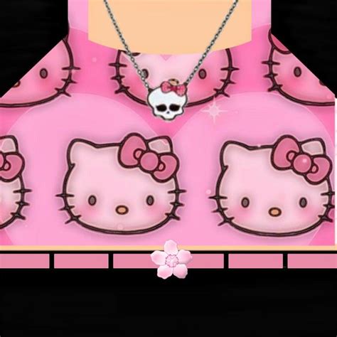 Roblox T Shirt Hello Kitty In 2022 Hello Kitty T Shirt Aesthetic T