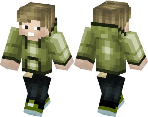 ~cool Green Hoodie Guy Original~ Minecraft Skin Minecraft Hub