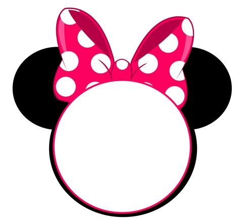 Free Printable Minnie Mouse Pinky Birthday Invitation Template