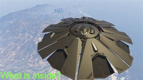 Gta5 What Is Inside The Secret Ufo Above Fort Zancudo Youtube