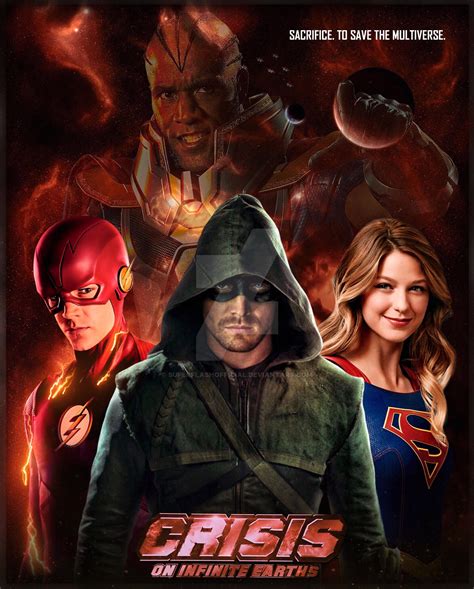 Crisis On Infinite Earths Poster Fan Made By Me By