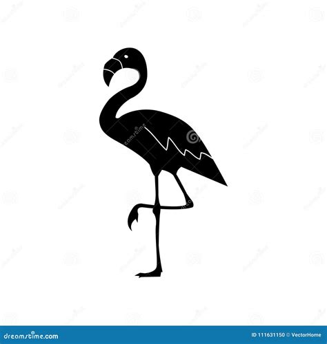 Flamingo Icon Vector Illustration Stock Vector Illustration Of
