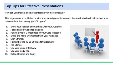 Top Tips For Effective Presentations By Barry Allen Issuu