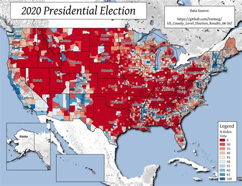 Thematic Map 2020 Presidential Election Andy