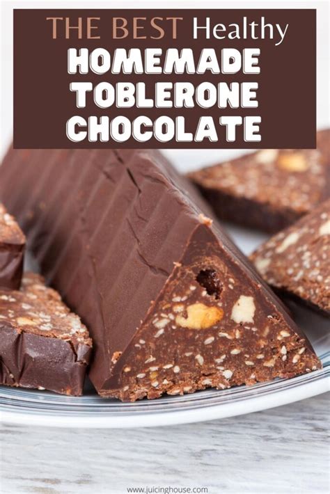 THE BEST Healthy Homemade Toblerone Chocolate