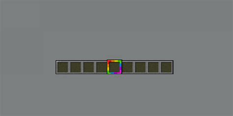 Rainbow Hotbar Selector Minecraft Texture Pack