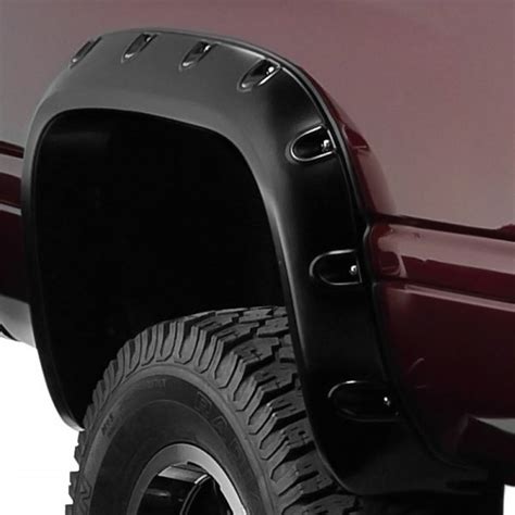 Bushwacker 31022 11 Cut Out Matte Black Rear Fender Flares