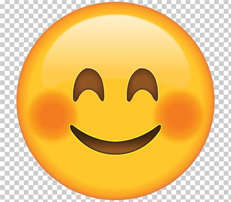 Emoji Blushing Smiley Png Clipart Blushing Blushing Emoji Circle