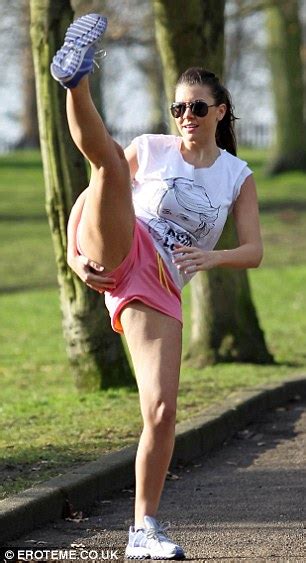 Imogen Thomas Shows Off Her Curves In A Long Limbering Session Before