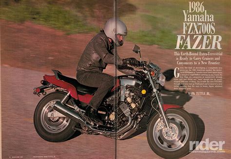 1 out of 3 insured riders choose progressive. 1986 Yamaha FZX700S Fazer - Road Test Review | Rider Magazine