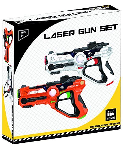 Tech 4 Kids Laser Gun Set For Kids And Adults Tg666