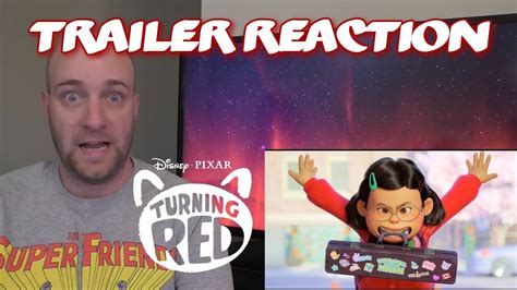 Turning Red Trailer Reaction Official Trailer Youtube