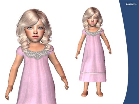 The Sims Resource Five Nightgowns For Baby Girls 5f607659 Sep5dress4