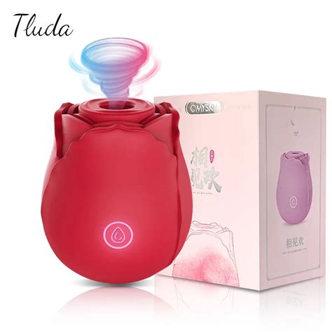 rose toy sucking vibrator female nipple sucker oral clitoris vacuum stimulation adults sex toys