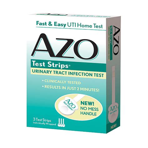 Azo Urinary Tract Infection Test Strips3 Pharma 4 Athletes