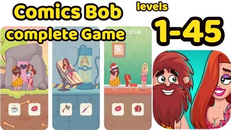 Comics Bob Game All Levels 1 45 Gameplay Walkthrough Review Ios Android Youtube