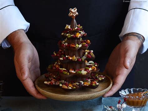 Sapin de Noël en chocolat façon mendiant Chocolate Rings Chocolate