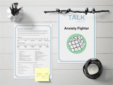 Anxiety Fighter Worksheets Talk With Fos