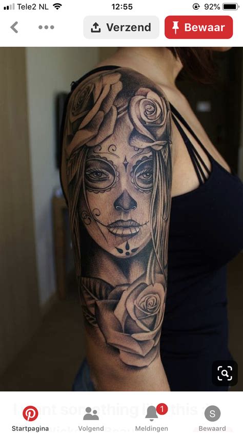 Pin By Stephanie Griffin On Body In 2020 Skull Girl Tattoo Sugar