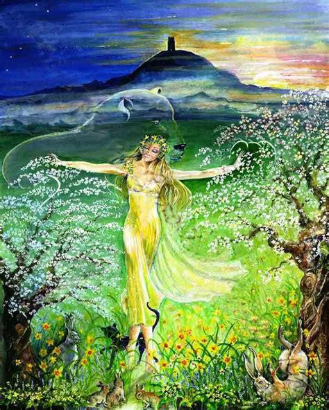 Artha Goddess Of Spring Equinox By Caroline Gully Lir Dioses