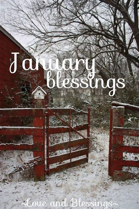 January Blessings Blessed Novelty Sign Home Decor
