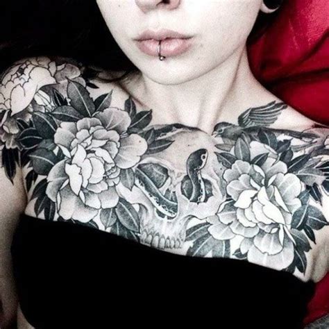 Aggregate Breastplate Females Chest Tattoos Latest In Eteachers