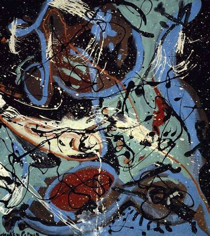 Most of these particles originate from the degradation of rocks; Jackson Pollock Composition with Pouring II (1943) oil on ...