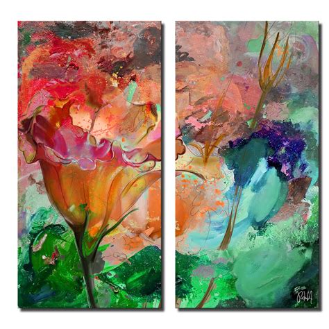 Ready2hangart Painted Petals Lxi By Ready2hangart 2