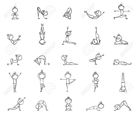 Easy Yoga Doodle Art