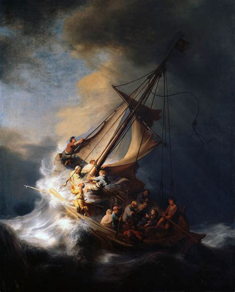 Ibiffi Ubi Fides Ibi Libertas Rembrandt Gesù Sulla Barca