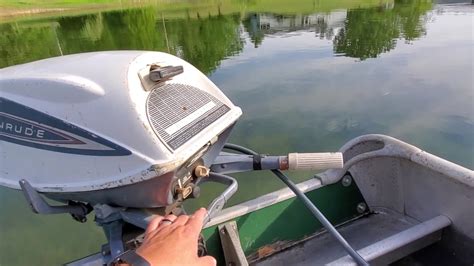 1964 Evinrude Fastwin 18hp Outboard Motor Pond Test Youtube