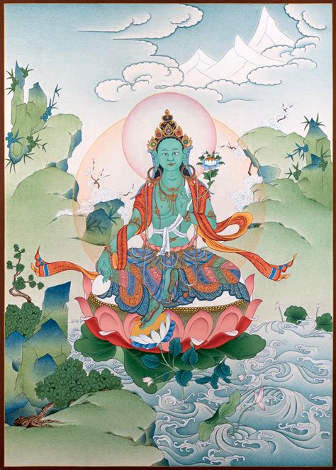 Green Tara Ii Art Print Enlightenment Dakini As Art