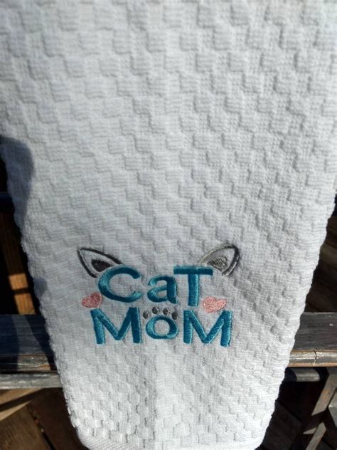 Cat Lovers Kitchen Towels I Love Cats Cats T For Cat Lovers Etsy
