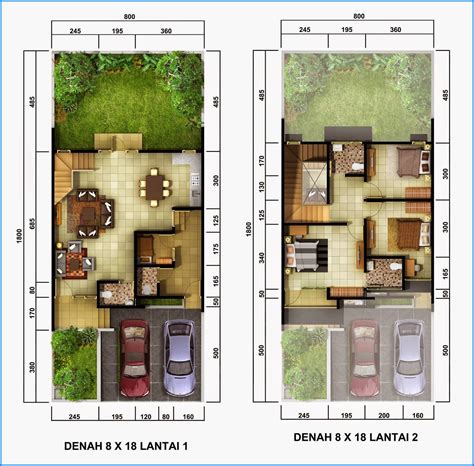 Desain Rumah Minimalis Modern 2 Kamar Alam Jaya