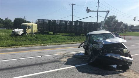 Update Man Dies At Hospital After Crash Involving Tractor Trailer