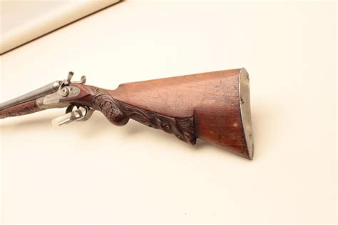 Fancy Sxs Exposed Hammer Shotgun In 12ga Marked Metropolitan Arms