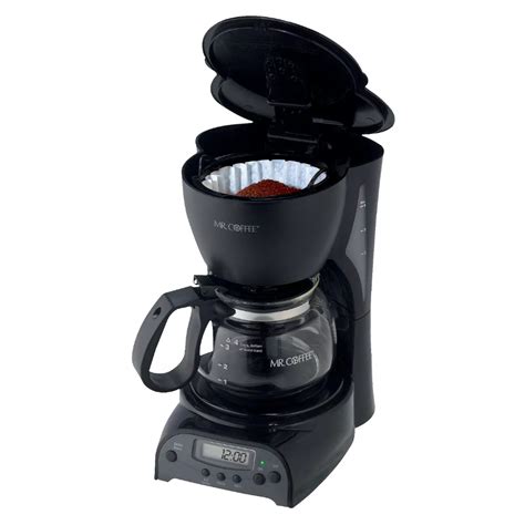 It's perfect for one or two people. Mr. Coffee 4-Cup Programmable Coffee Maker, Black, DRX5-NP ...