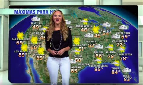Dont be shy, share your beauty. Weather girl camel toe mishap caught live on TV and beamed ...