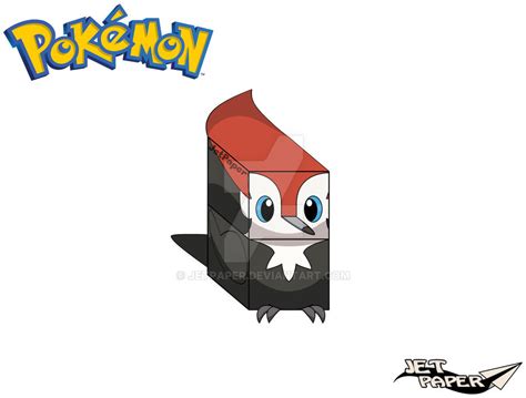 Pikipek 3d Pokemon By Jetpaper On Deviantart