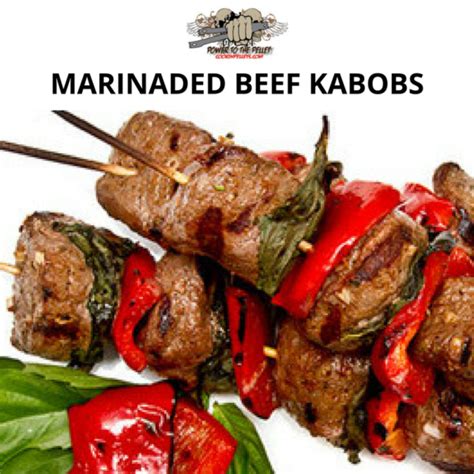 Marinated Beef Kabobs Cookinpellets Com
