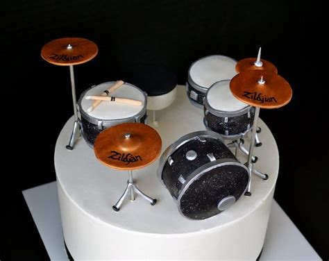 Drum Set Cake Cake By Sweet Inspirations Cakesdecor